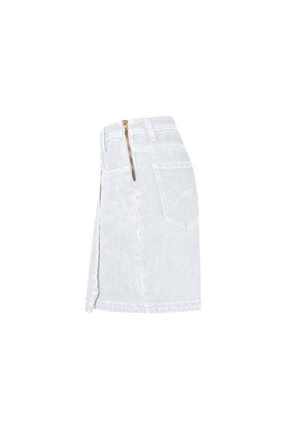HAKRO Damen 5-Pocket-Jeansskort X-Stretch ECO - Weiß - 2