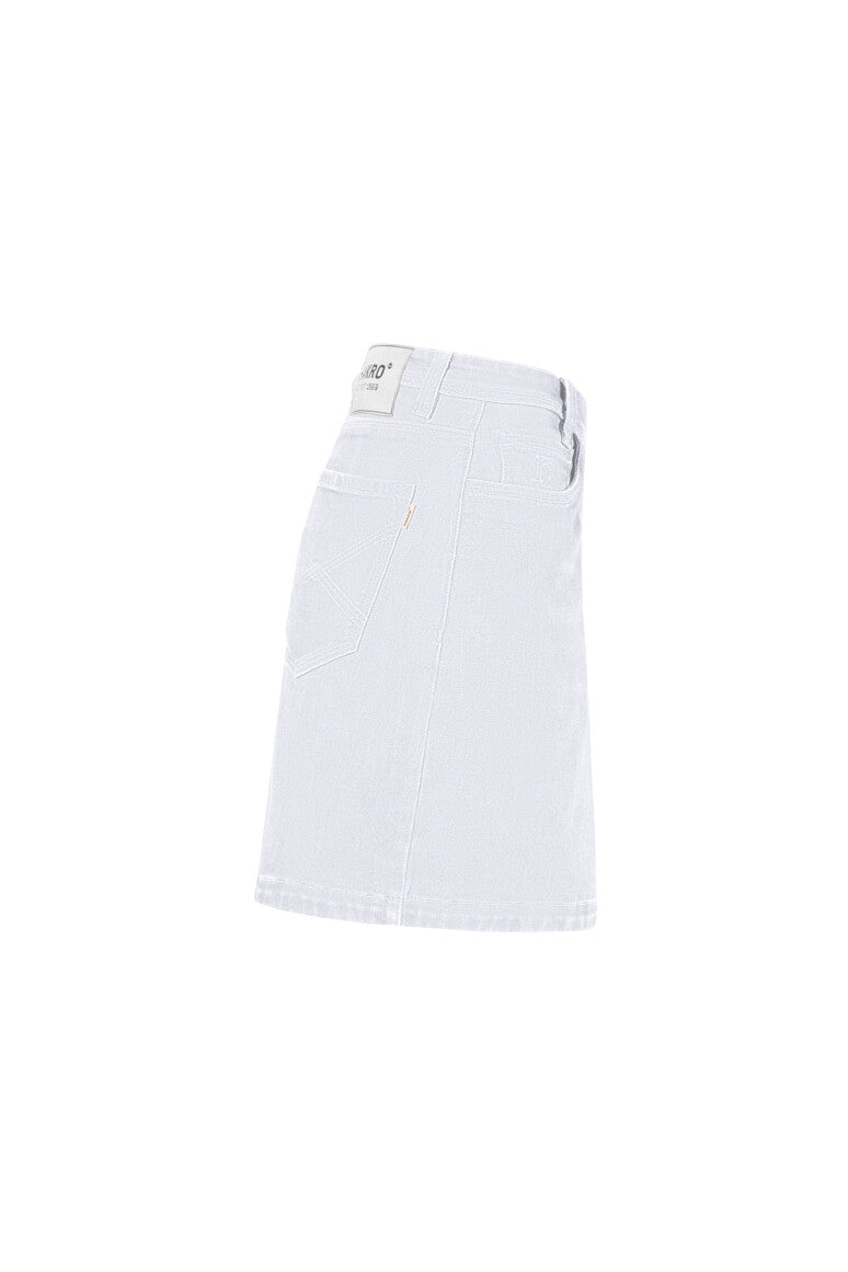 HAKRO Damen 5-Pocket-Jeansskort X-Stretch ECO - Weiß - 4