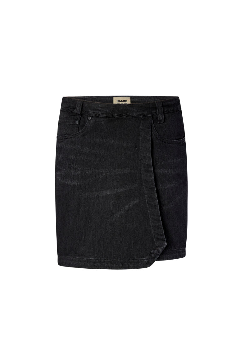 HAKRO Damen 5-Pocket-Jeansskort X-Stretch ECO - Schwarz - 1