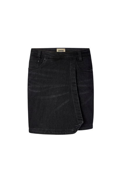 HAKRO Damen 5-Pocket-Jeansskort X-Stretch ECO - Schwarz - 1