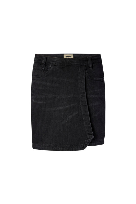 HAKRO Damen 5-Pocket-Jeansskort X-Stretch ECO - Schwarz - 1
