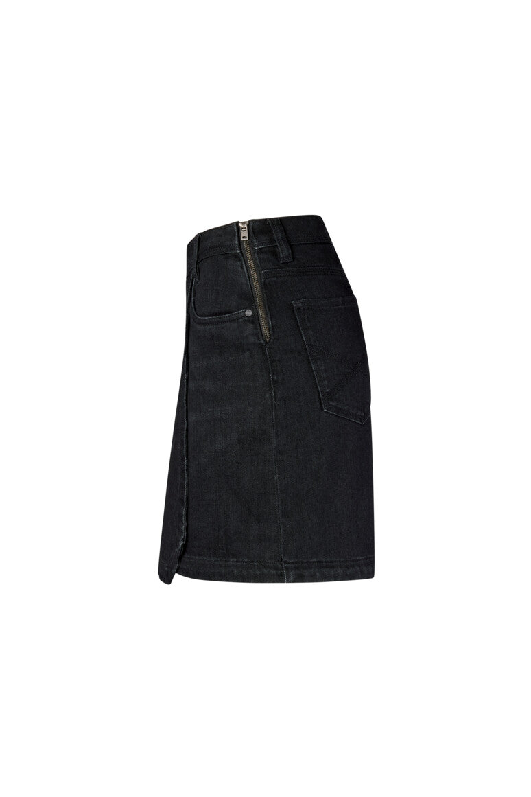 HAKRO Damen 5-Pocket-Jeansskort X-Stretch ECO - Schwarz - 2