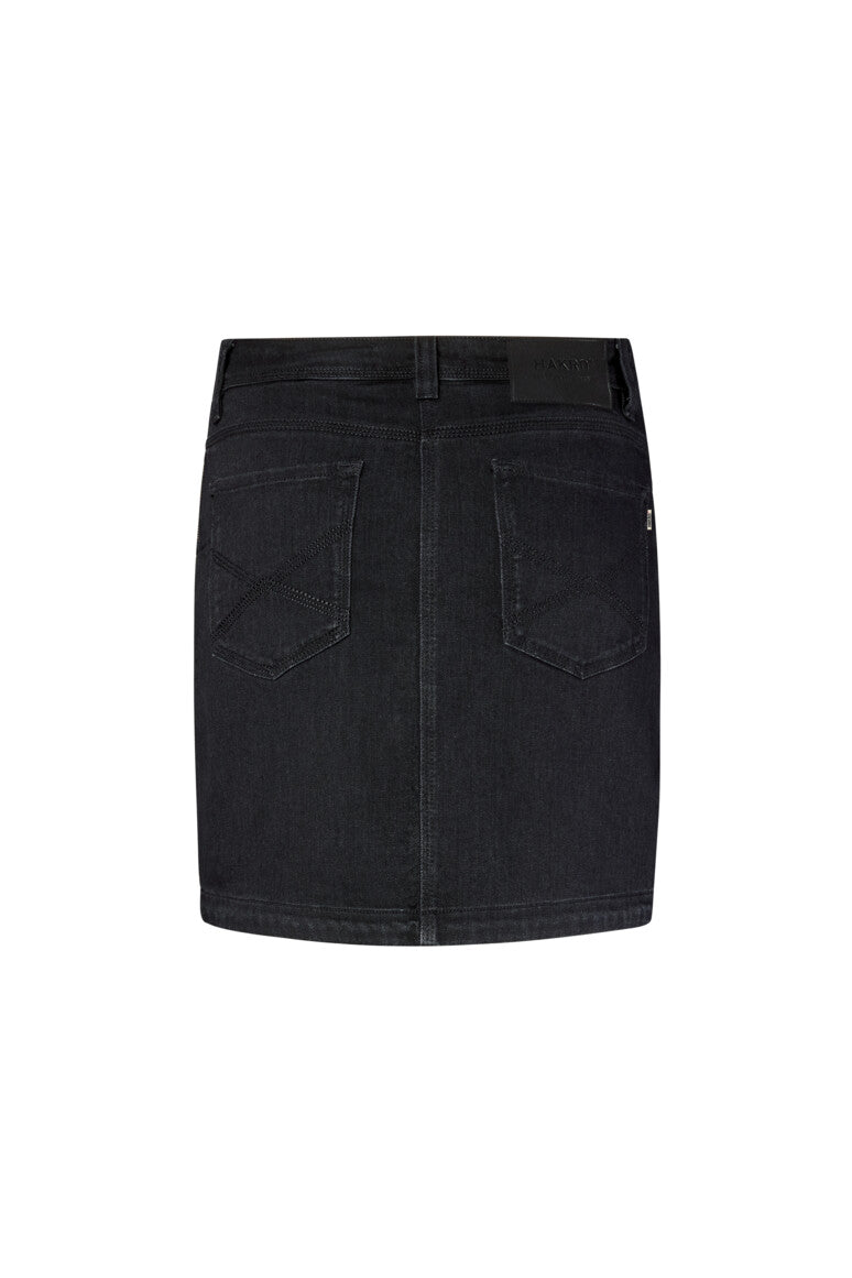 HAKRO Damen 5-Pocket-Jeansskort X-Stretch ECO - Schwarz - 3