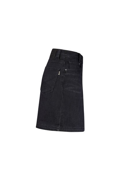 HAKRO Damen 5-Pocket-Jeansskort X-Stretch ECO - Schwarz - 4