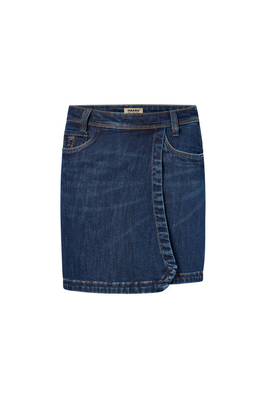 HAKRO Damen 5-Pocket-Jeansskort X-Stretch ECO - Indigo - 1