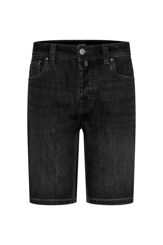 HAKRO 5-Pocket-Jeansshorts X-Stretch ECO - Schwarz - 1