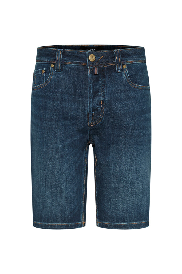 HAKRO 5-Pocket-Jeansshorts X-Stretch ECO - Indigo - 1