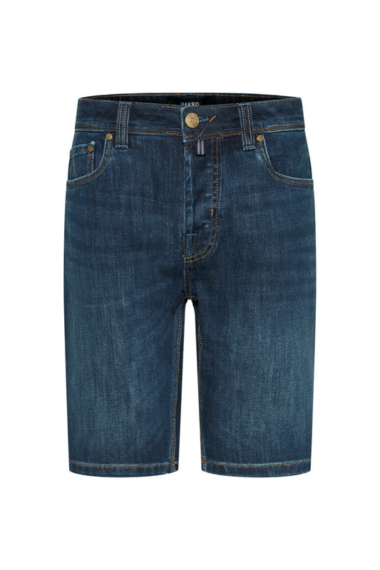 HAKRO 5-Pocket-Jeansshorts X-Stretch ECO - Indigo - 1