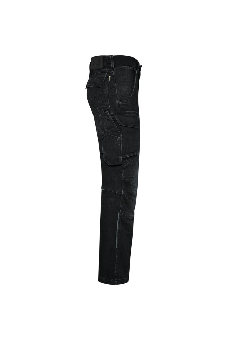 HAKRO Worker-Jeanshose Dyneema® X-Stretch ECO - Schwarz - 3