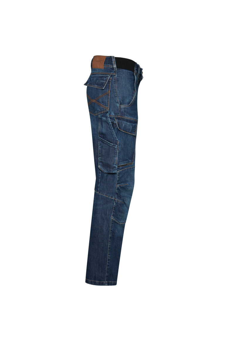 HAKRO Worker-Jeanshose Dyneema® X-Stretch ECO - Indigo - 3
