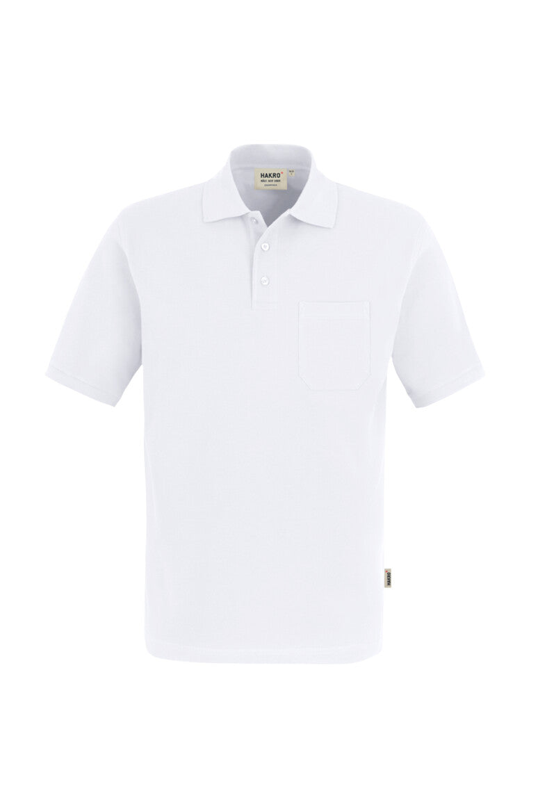 HAKRO Pocket-Poloshirt Top - Weiß - 1