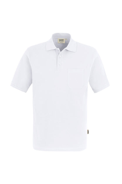 HAKRO Pocket-Poloshirt Top - Weiß - 1