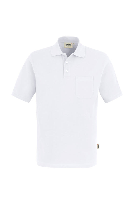 HAKRO Pocket-Poloshirt Top - Weiß - 1