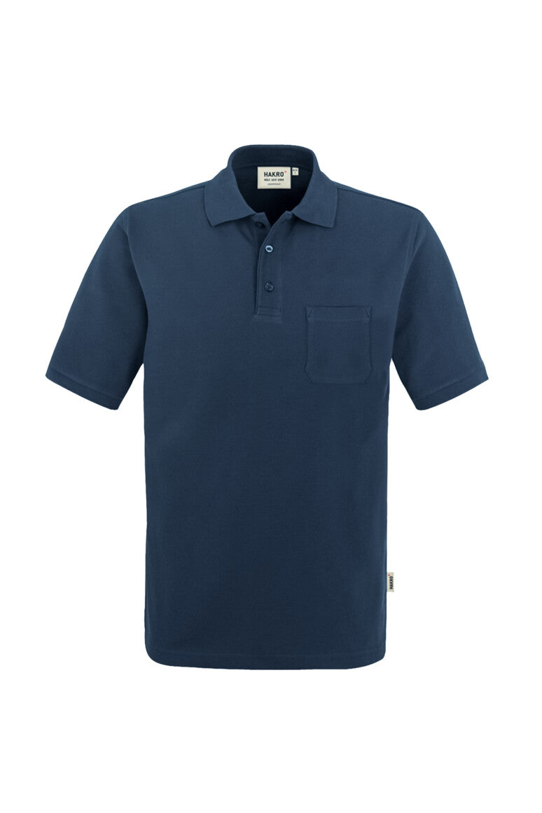 HAKRO Pocket-Poloshirt Top - Marine - 1