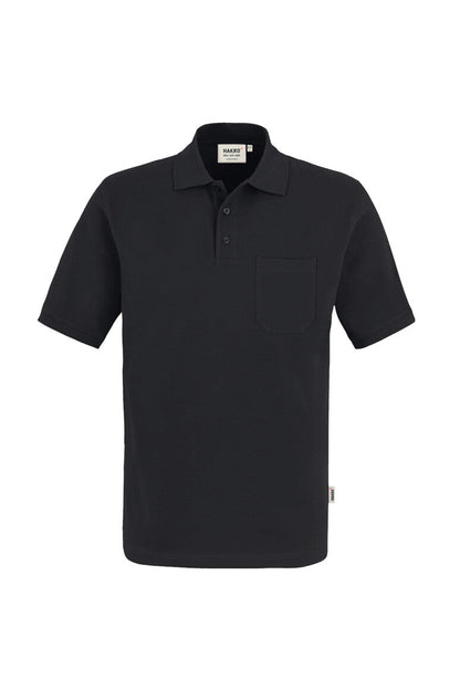 HAKRO Pocket-Poloshirt Top - Schwarz - 1