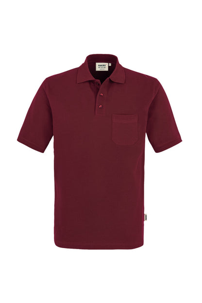 HAKRO Pocket-Poloshirt Top - Weinrot - 1