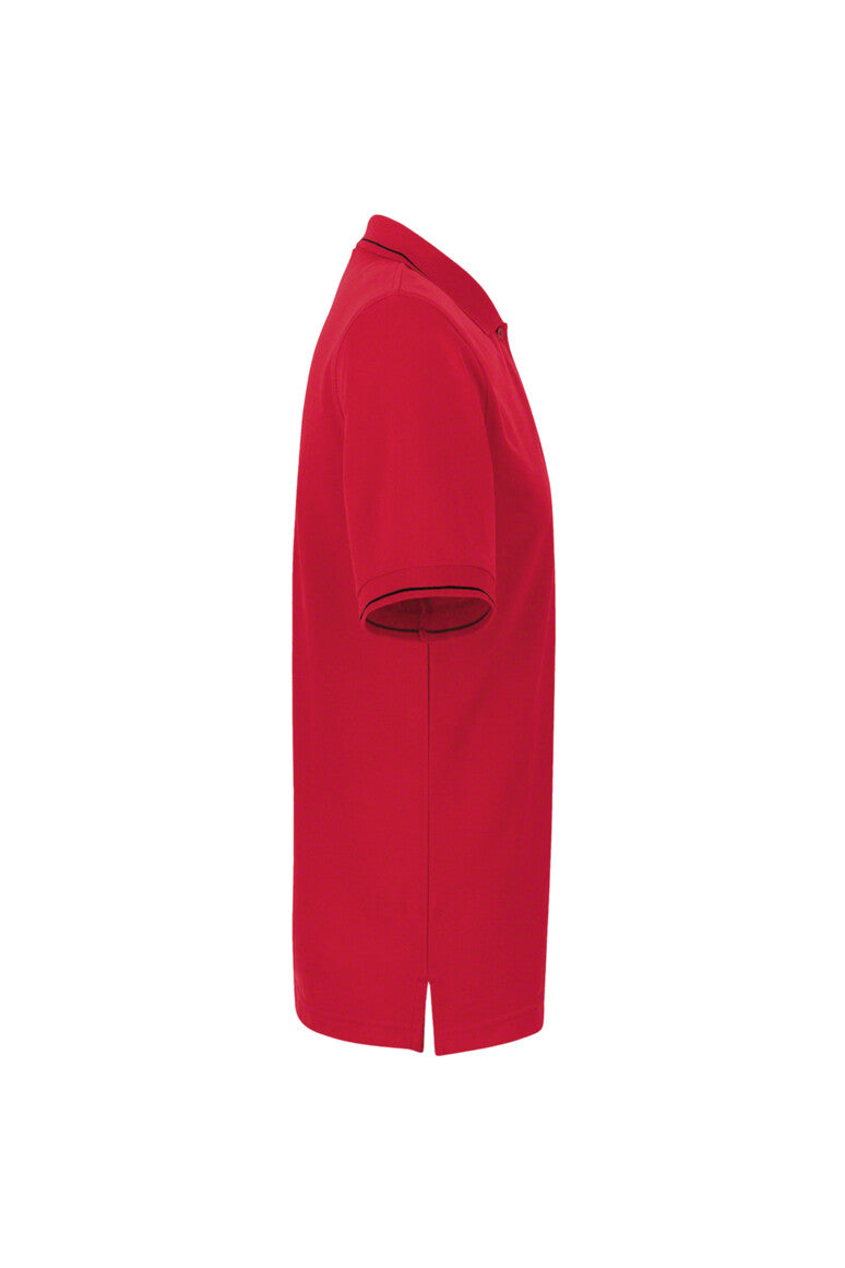 HAKRO Poloshirt Casual - Rot/schwarz - 4