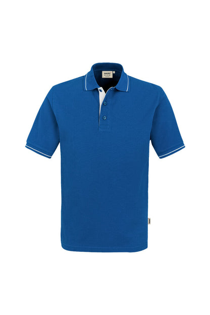 HAKRO Poloshirt Casual - Royalblau/weiß - 1