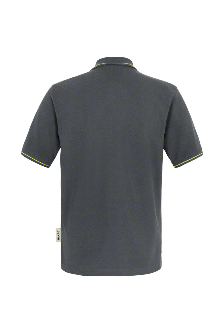 HAKRO Poloshirt Casual - Anthrazit/kiwi - 3