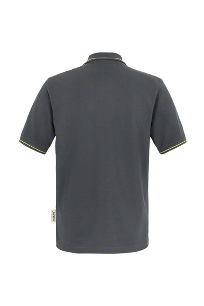 HAKRO Poloshirt Casual - Anthrazit/kiwi - 3