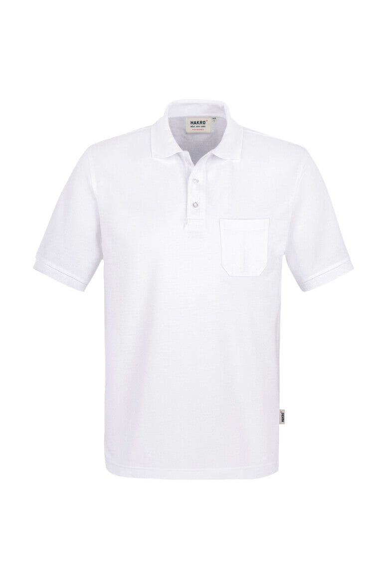 HAKRO Pocket-Poloshirt MIKRALINAR® - Weiß - 1