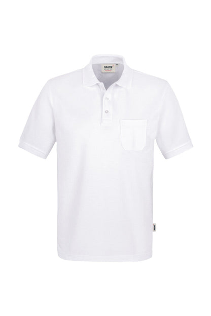 HAKRO Pocket-Poloshirt MIKRALINAR® - Weiß - 1