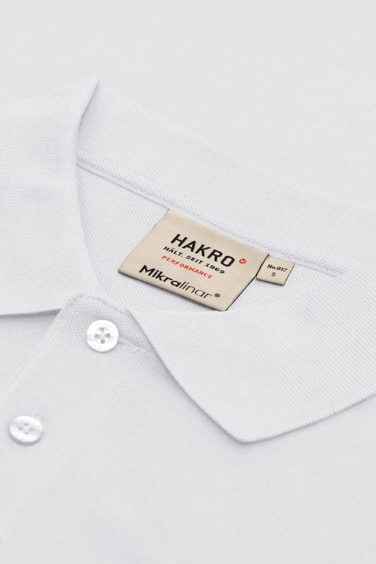 HAKRO Pocket-Poloshirt MIKRALINAR® - Weiß - 5