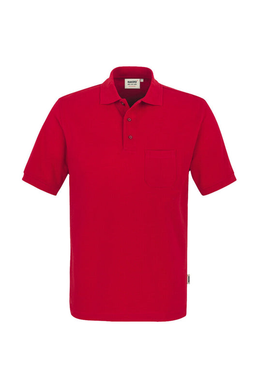 HAKRO Pocket-Poloshirt MIKRALINAR® - Rot - 1