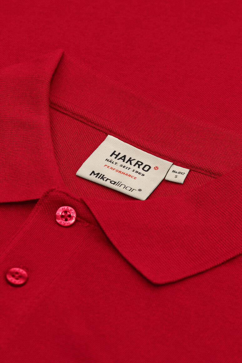 HAKRO Pocket-Poloshirt MIKRALINAR® - Rot - 5