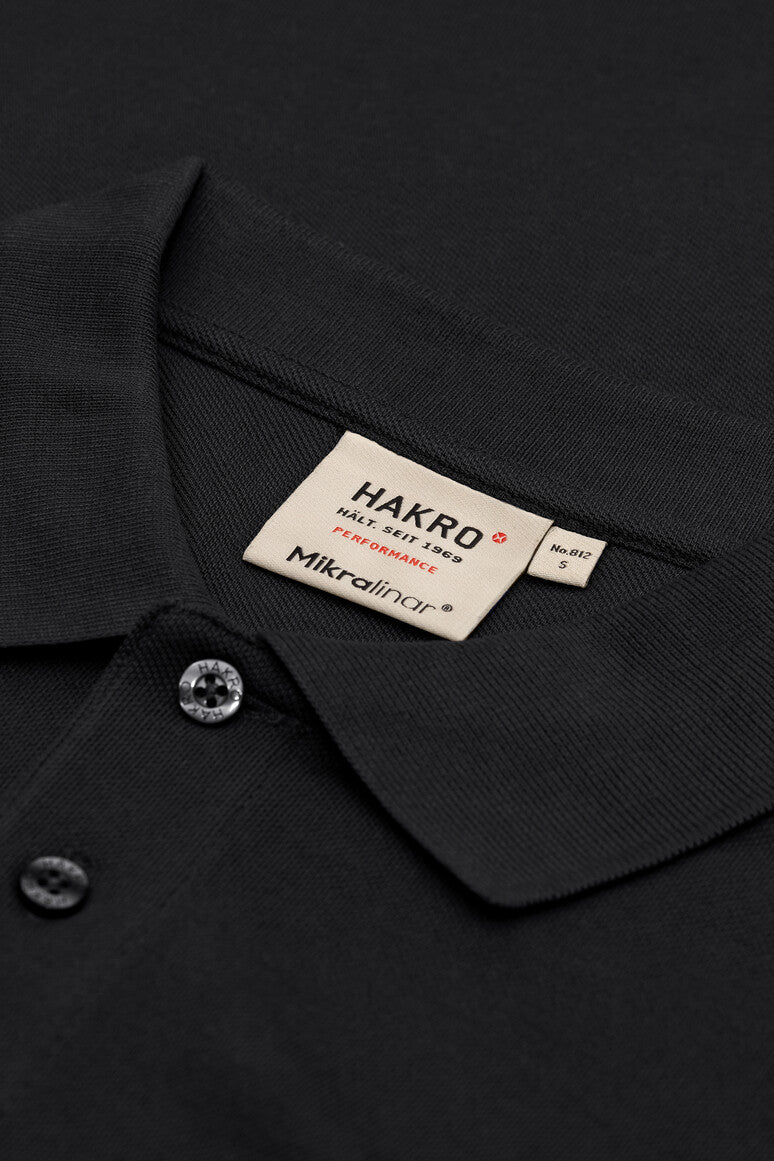 HAKRO Pocket-Poloshirt MIKRALINAR® - Schwarz - 5