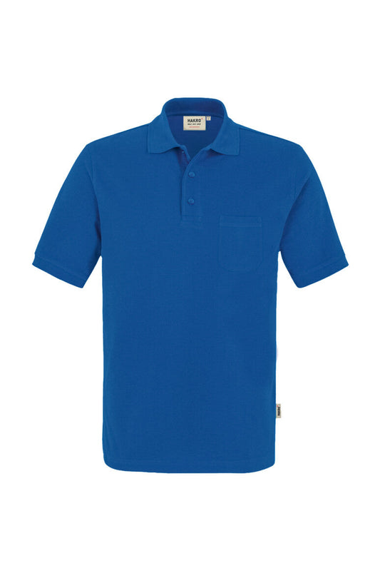 HAKRO Pocket-Poloshirt MIKRALINAR® - Royalblau - 1