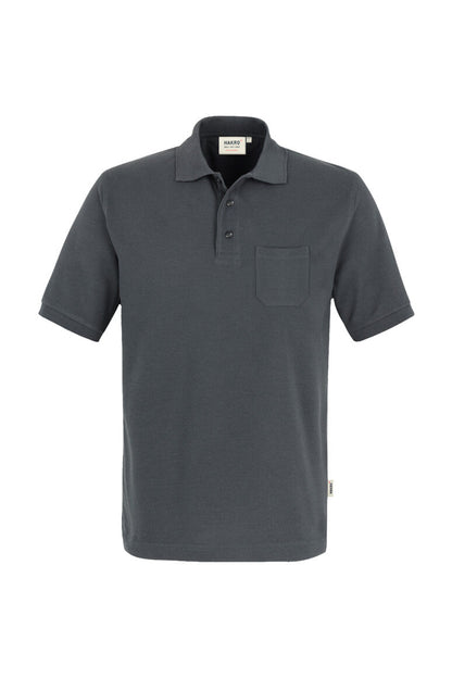 HAKRO Pocket-Poloshirt MIKRALINAR® - Anthrazit - 1