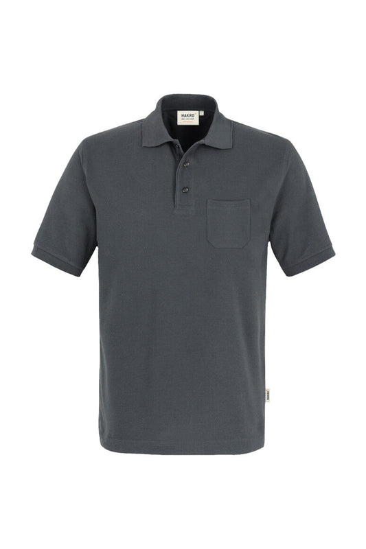 HAKRO Pocket-Poloshirt MIKRALINAR® - Anthrazit - 1