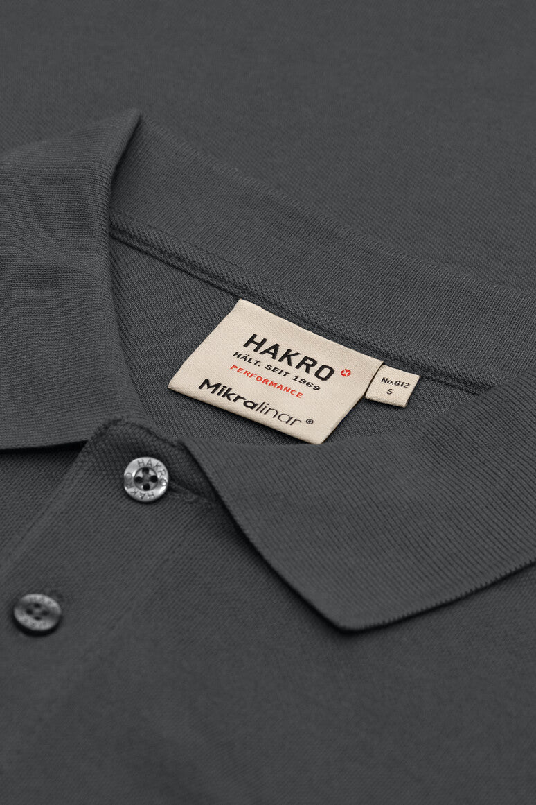 HAKRO Pocket-Poloshirt MIKRALINAR® - Anthrazit - 5