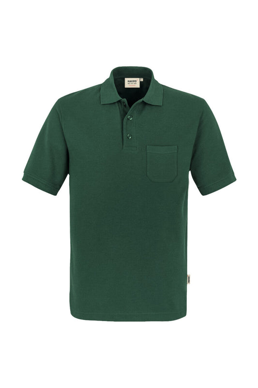 HAKRO Pocket-Poloshirt MIKRALINAR® - Tanne - 1