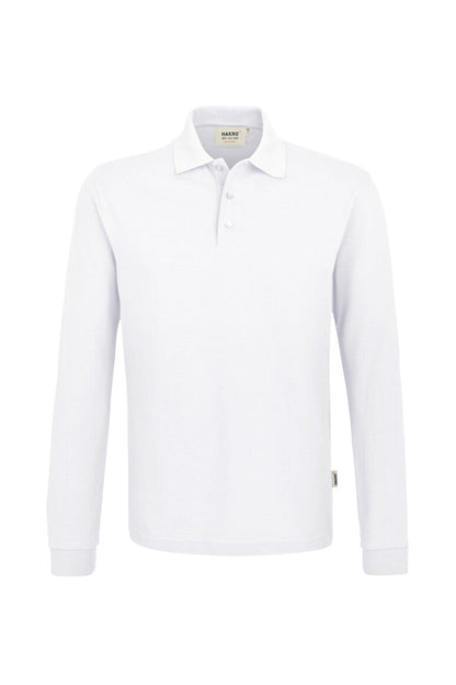HAKRO Longsleeve-Poloshirt MIKRALINAR® - Weiß - 1