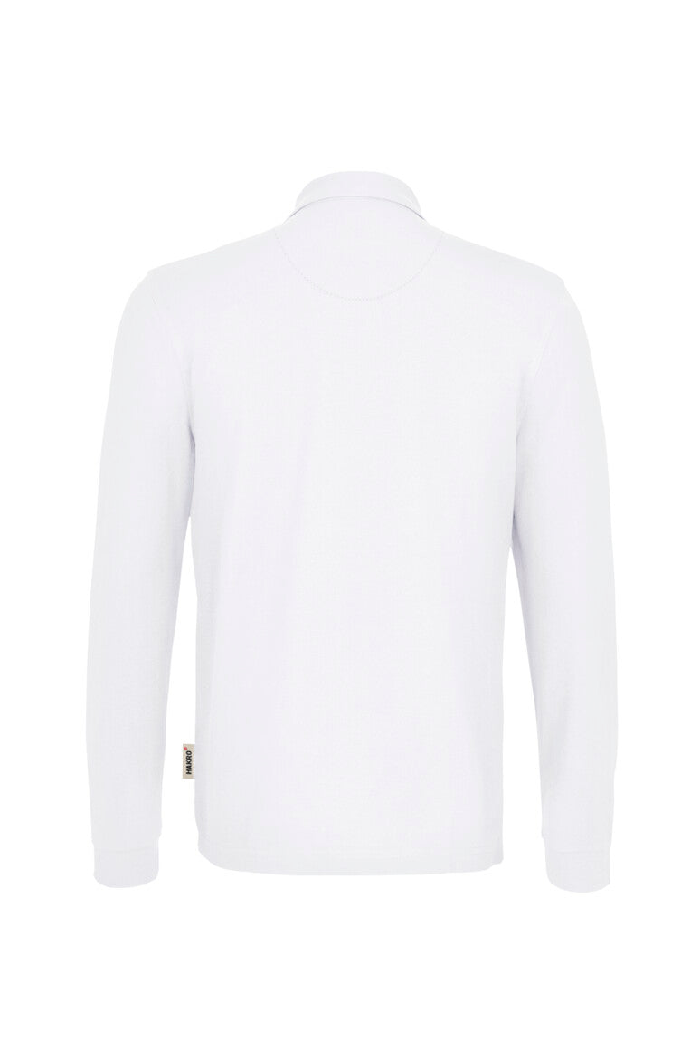 HAKRO Longsleeve-Poloshirt MIKRALINAR® - Weiß - 3