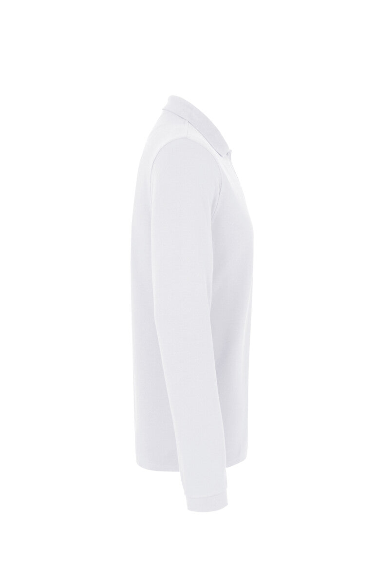 HAKRO Longsleeve-Poloshirt MIKRALINAR® - Weiß - 4