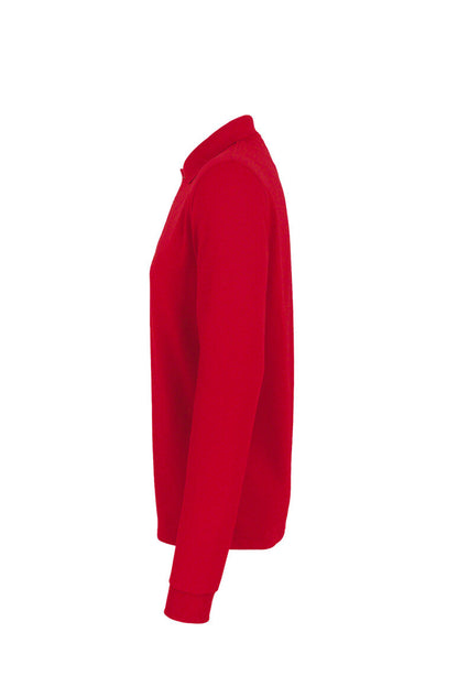 HAKRO Longsleeve-Poloshirt MIKRALINAR® - Rot - 2