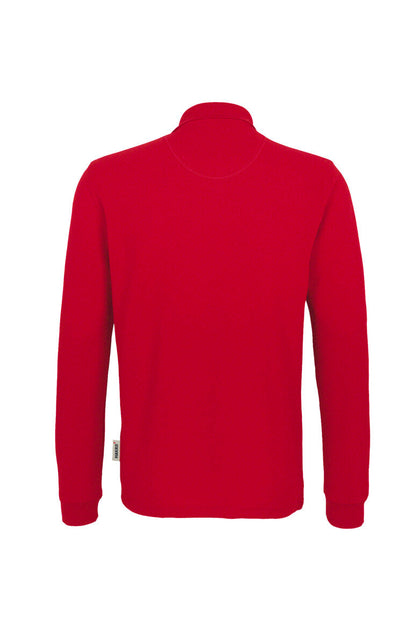 HAKRO Longsleeve-Poloshirt MIKRALINAR® - Rot - 3