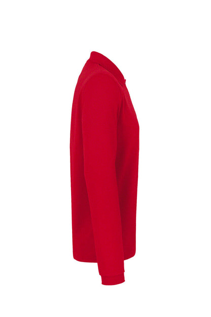 HAKRO Longsleeve-Poloshirt MIKRALINAR® - Rot - 4