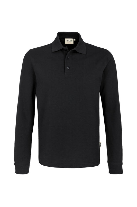 HAKRO Longsleeve-Poloshirt MIKRALINAR® - Schwarz - 1