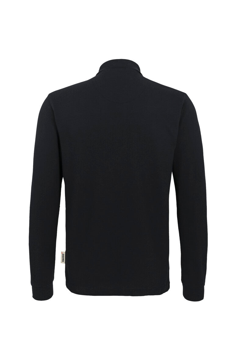 HAKRO Longsleeve-Poloshirt MIKRALINAR® - Schwarz - 3