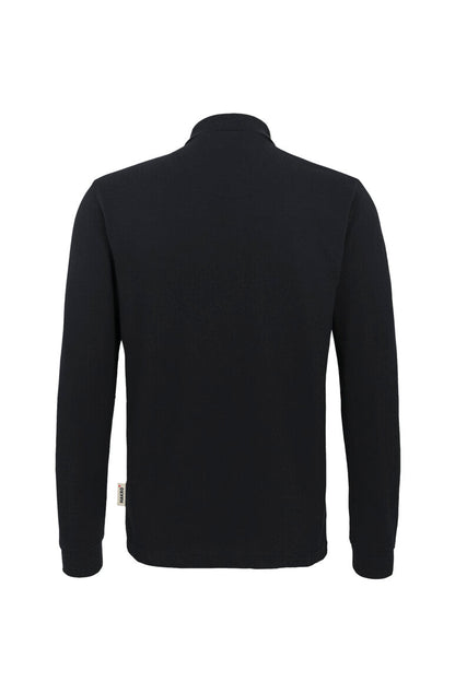 HAKRO Longsleeve-Poloshirt MIKRALINAR® - Schwarz - 3