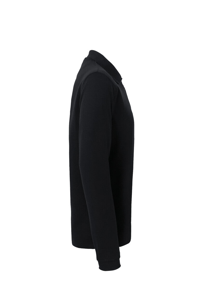 HAKRO Longsleeve-Poloshirt MIKRALINAR® - Schwarz - 4
