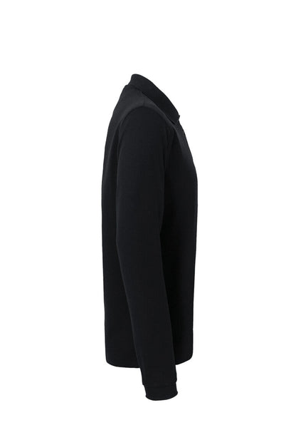 HAKRO Longsleeve-Poloshirt MIKRALINAR® - Schwarz - 4