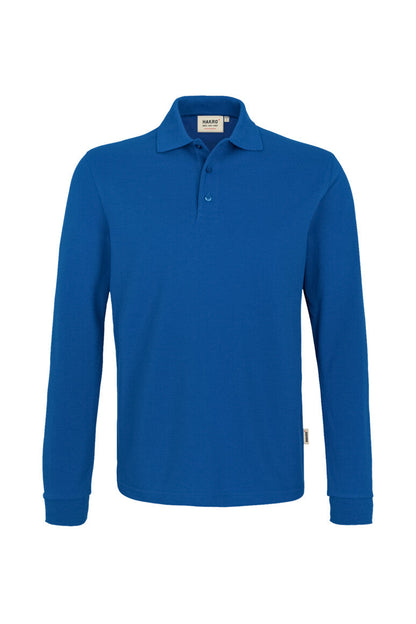 HAKRO Longsleeve-Poloshirt MIKRALINAR® - Royalblau - 1