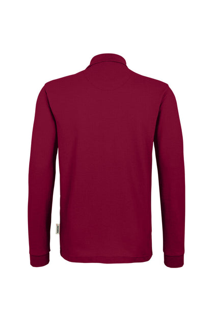 HAKRO Longsleeve-Poloshirt MIKRALINAR® - Weinrot - 3