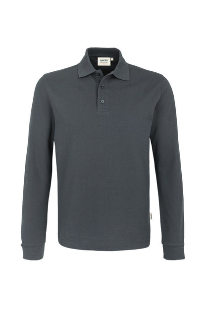HAKRO Longsleeve-Poloshirt MIKRALINAR® - Anthrazit - 1