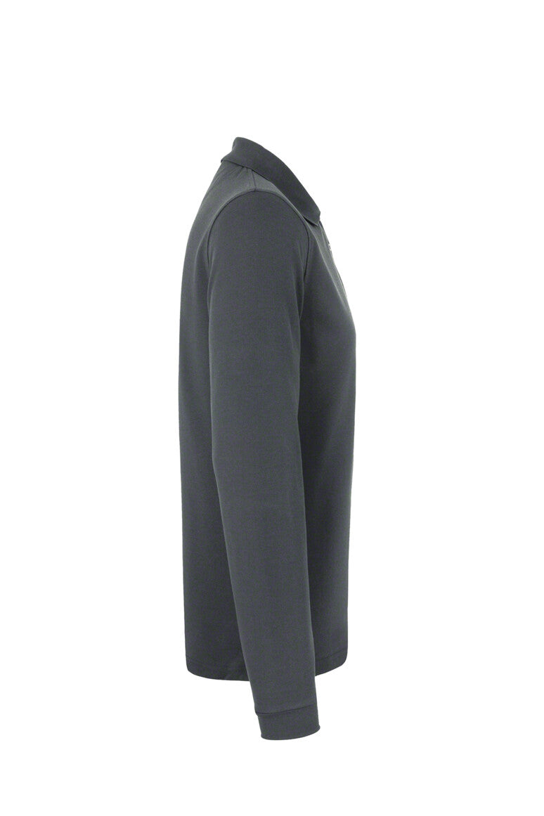 HAKRO Longsleeve-Poloshirt MIKRALINAR® - Anthrazit - 4